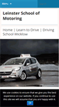 Mobile Screenshot of leinsterschoolofmotoring.ie