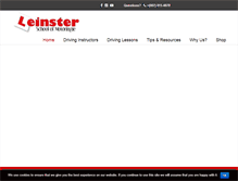 Tablet Screenshot of leinsterschoolofmotoring.ie